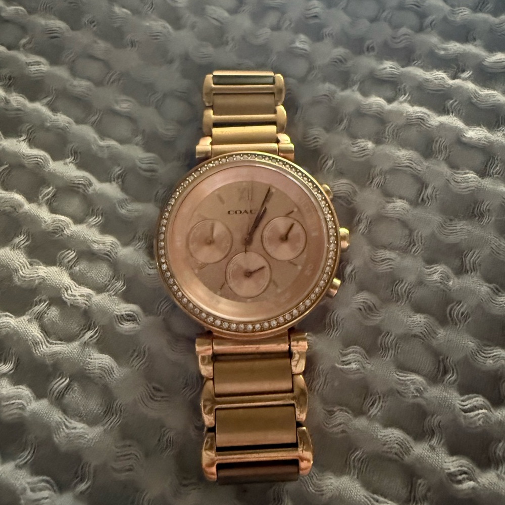 Coach Gold Bracelet Watch